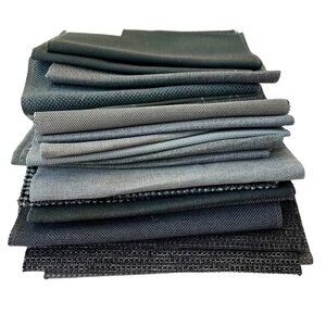 20 Designer Black and Grey Upholstery Fabric Swatches | Quilting Crafts Sewing